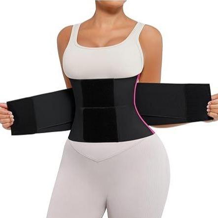 FeelinGirl Belt Waist Cincher Ab Belt Tummy Control Body Shaper + FREE Personalized Wellness Routine Included
