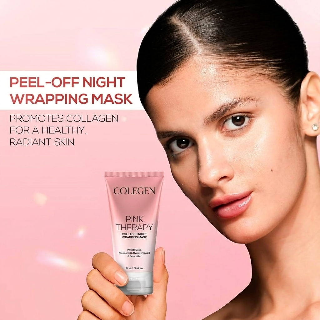 RENEE Pink Therapy Collagen Night Wrapping Face Mask